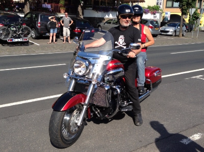 ...ein tolles Motorrad, die Triumph Rocket III Touring...